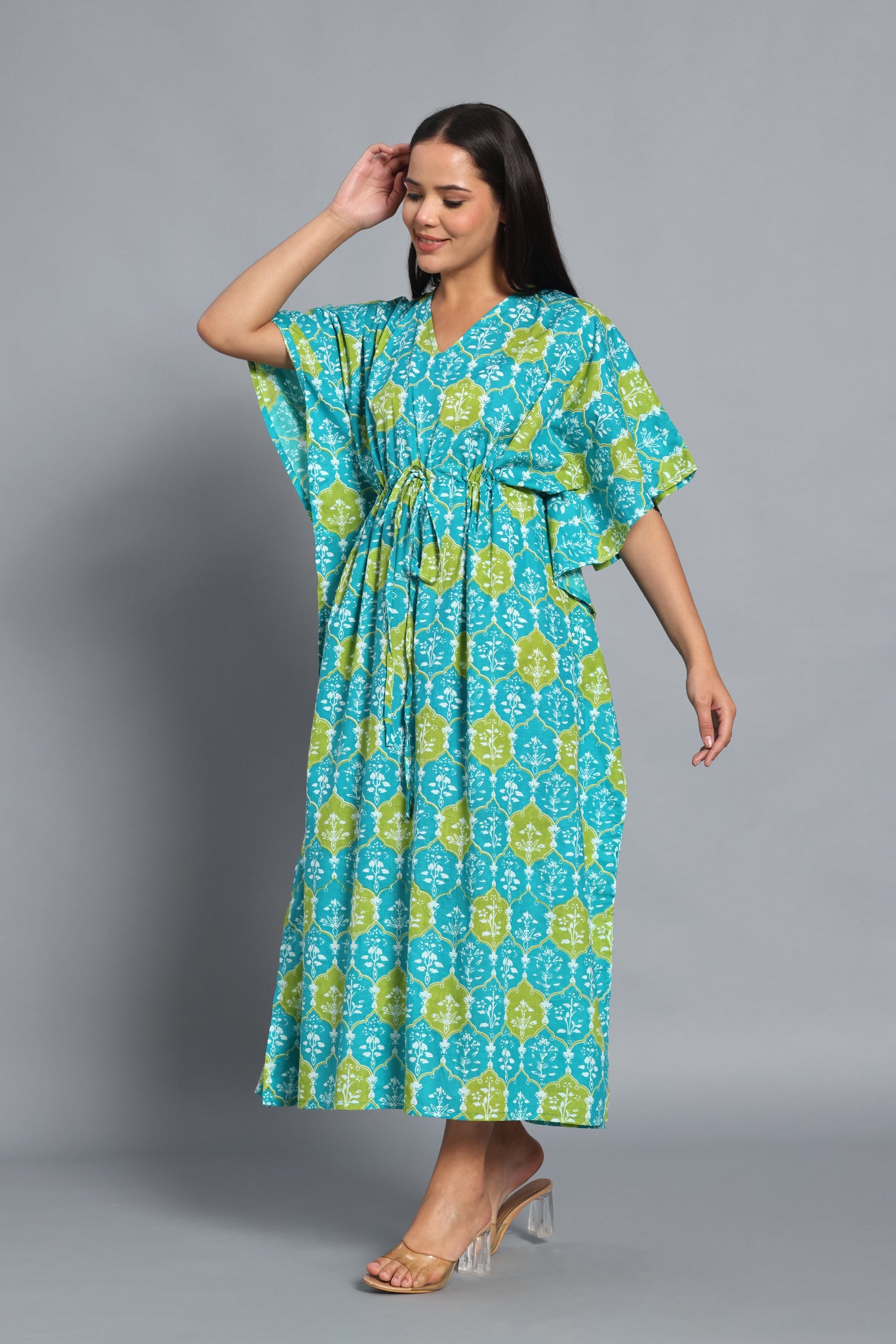 Turquoise Grove Kaftan