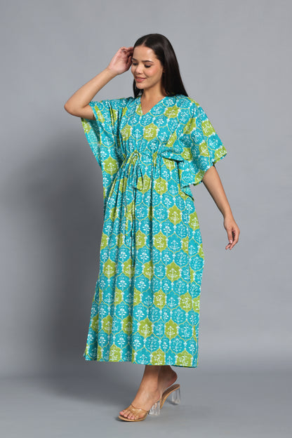 Turquoise Grove Kaftan
