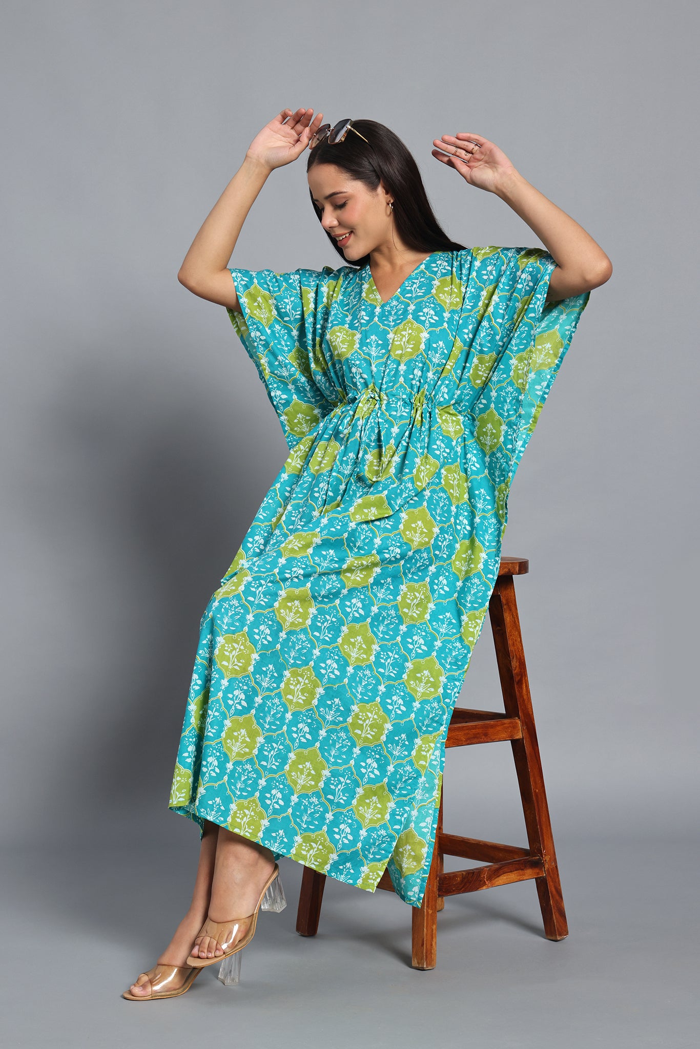 Turquoise Grove Kaftan