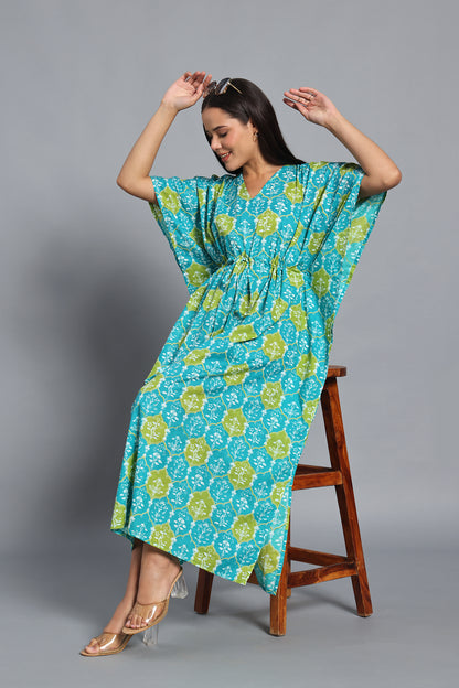 Turquoise Grove Kaftan