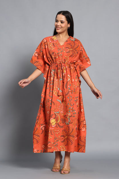 Autumn Flora Kaftan