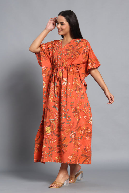 Autumn Flora Kaftan