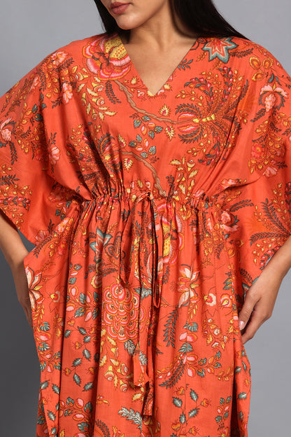 Autumn Flora Kaftan