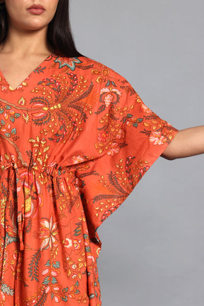 Autumn Flora Kaftan