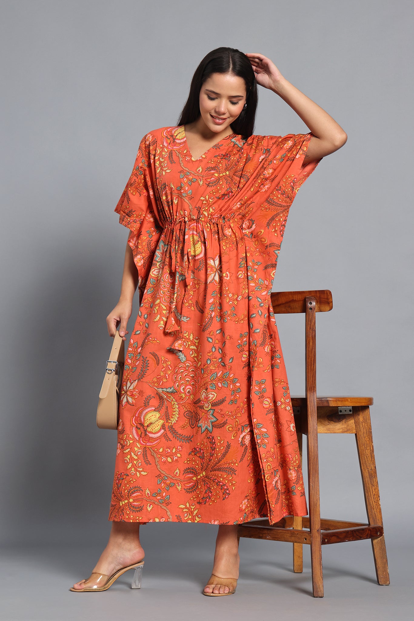 Autumn Flora Kaftan