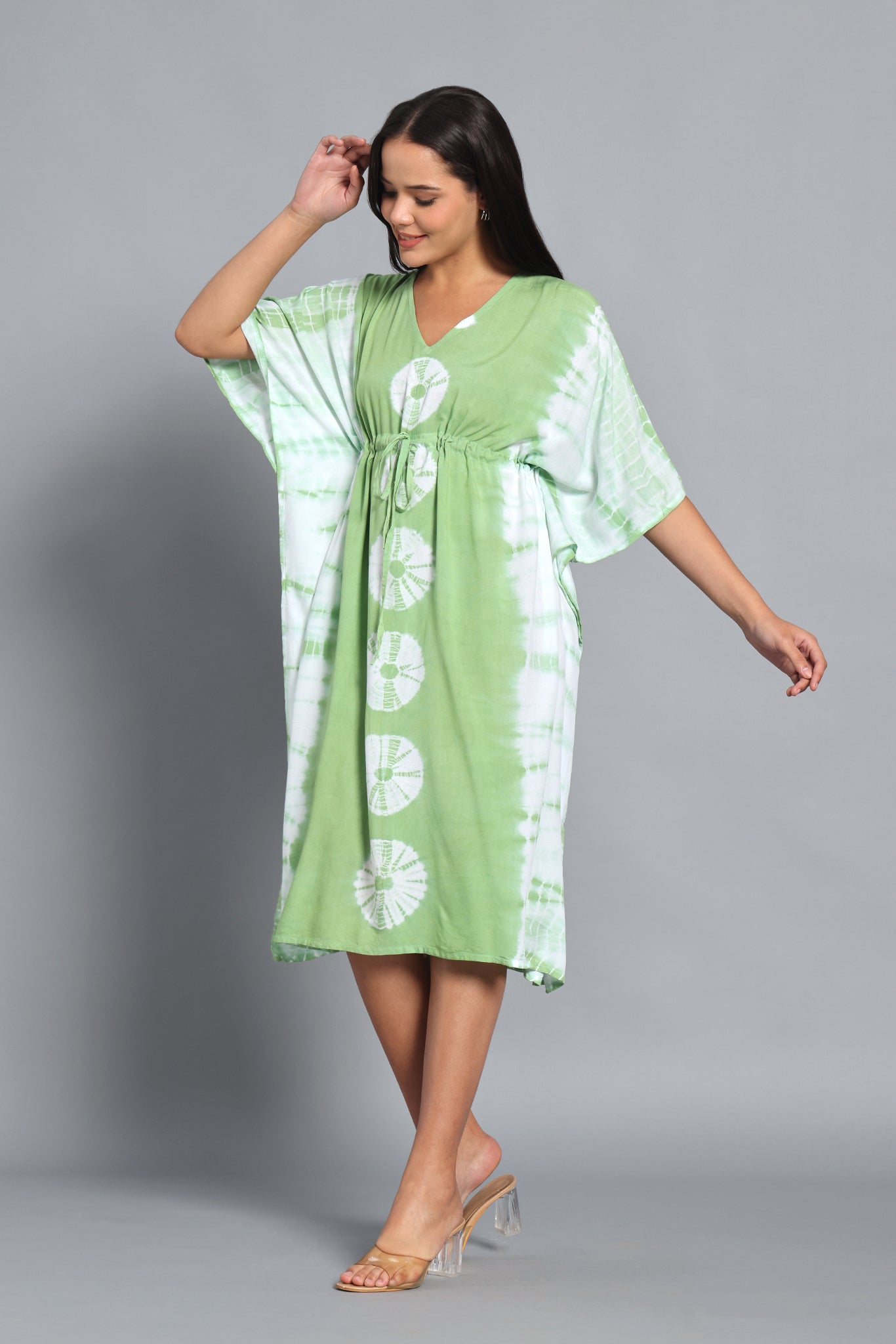 Pistachio Breeze Kaftan