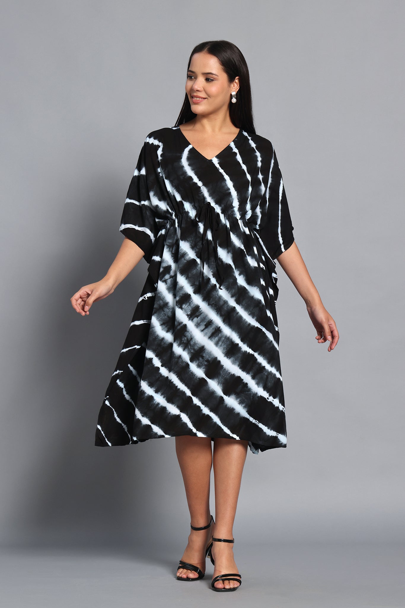 Black Mirage Kaftan