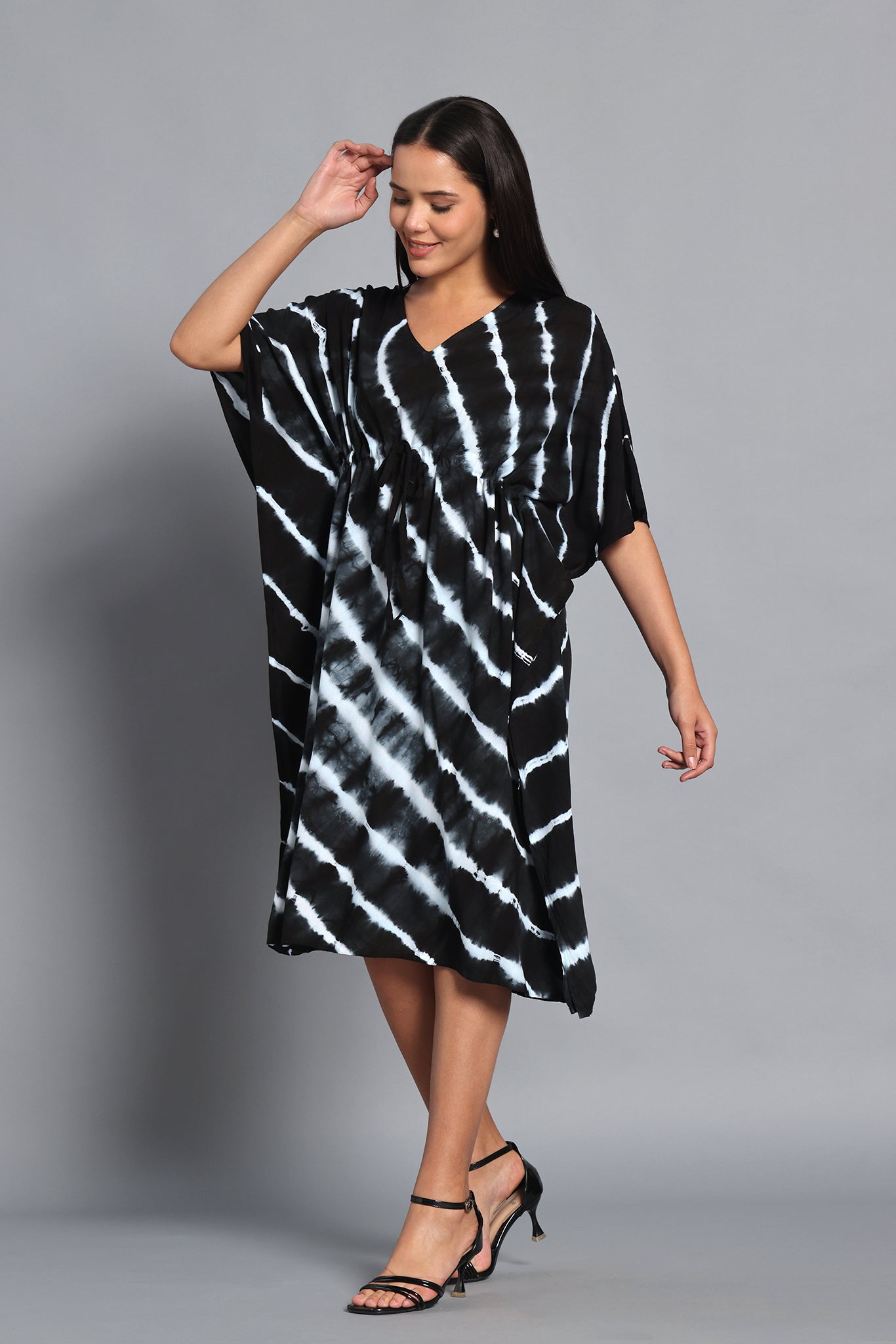 Black Mirage Kaftan