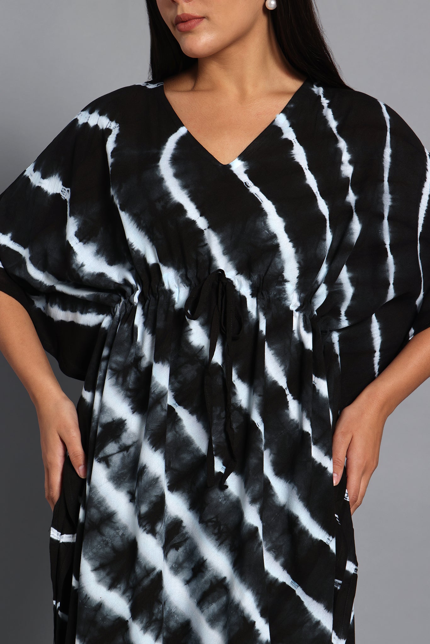 Black Mirage Kaftan
