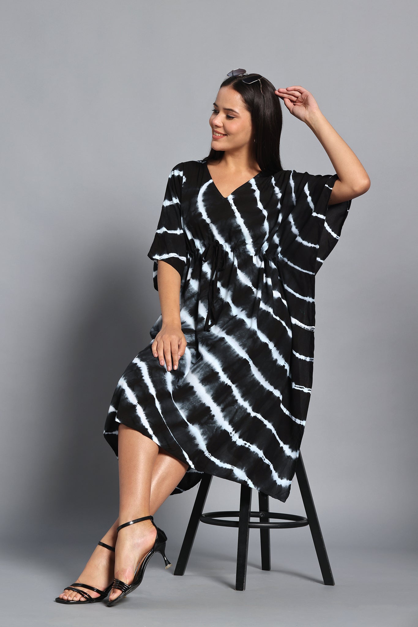 Black Mirage Kaftan