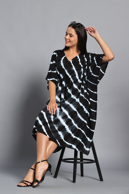 Black Mirage Kaftan