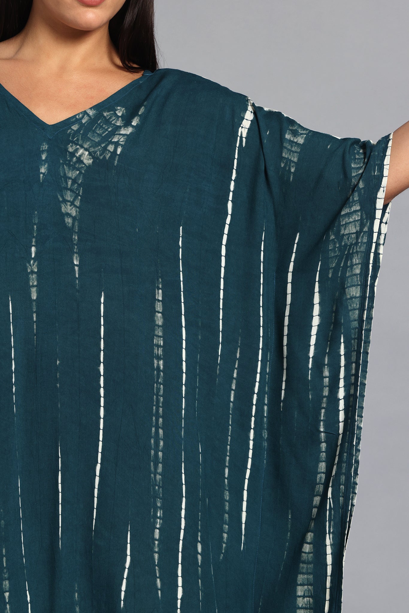Teal Drift Kaftan