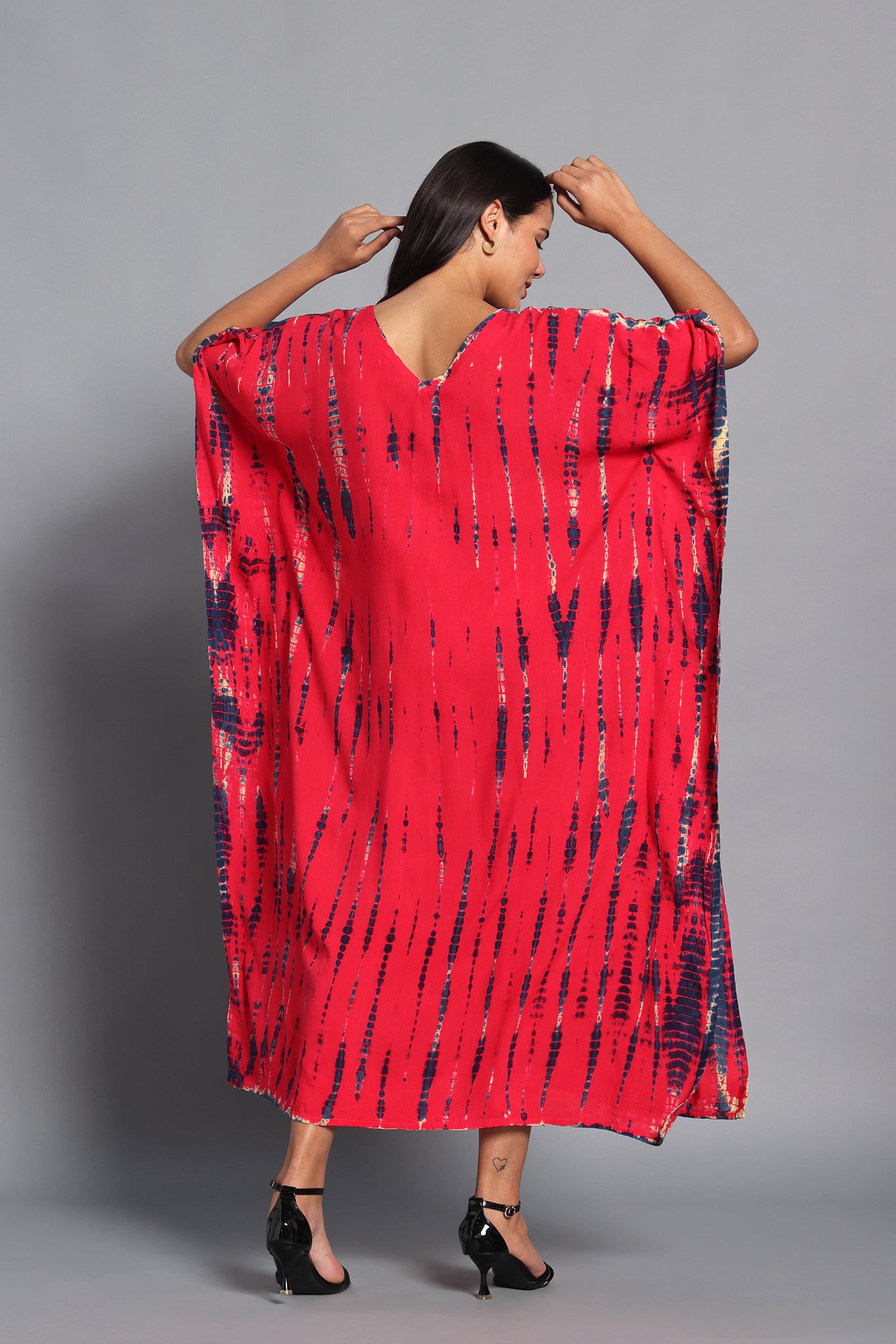 Crimson Flow Kaftan