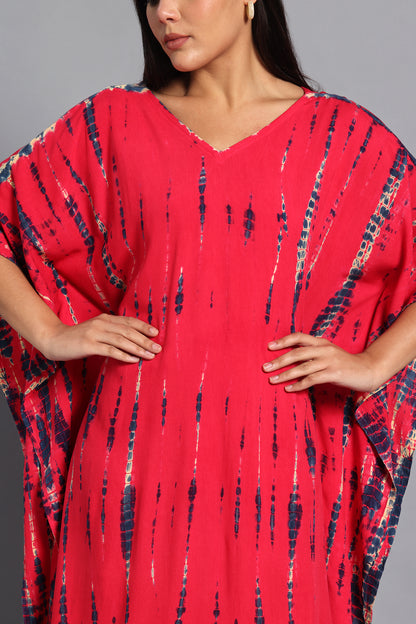 Crimson Flow Kaftan