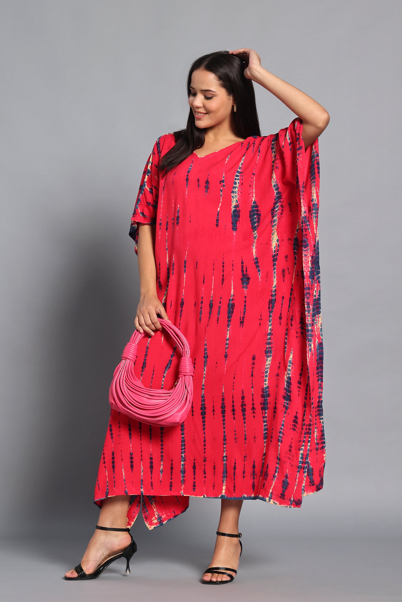Crimson Flow Kaftan