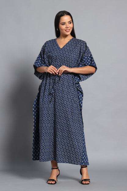 Sapphire Loom Kaftan