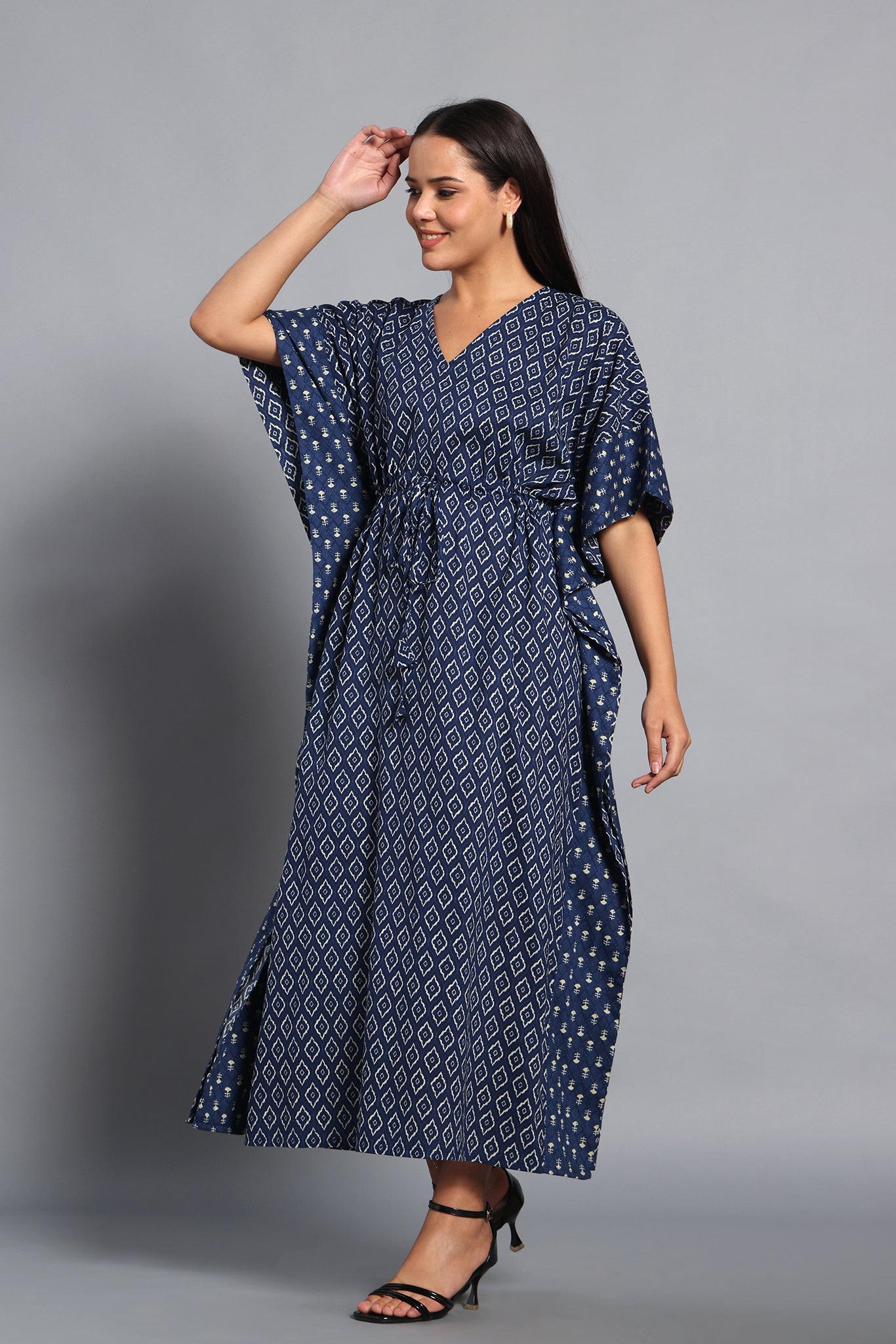 Sapphire Loom Kaftan