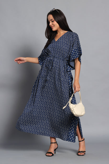 Sapphire Loom Kaftan