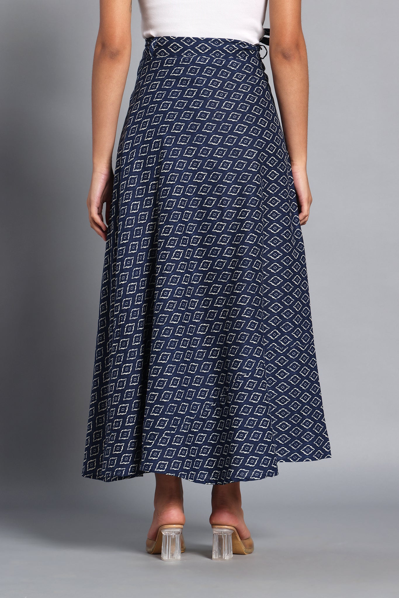 Indigo Muse Wrap Skirt