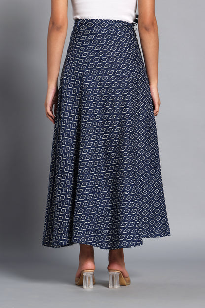 Indigo Muse Wrap Skirt