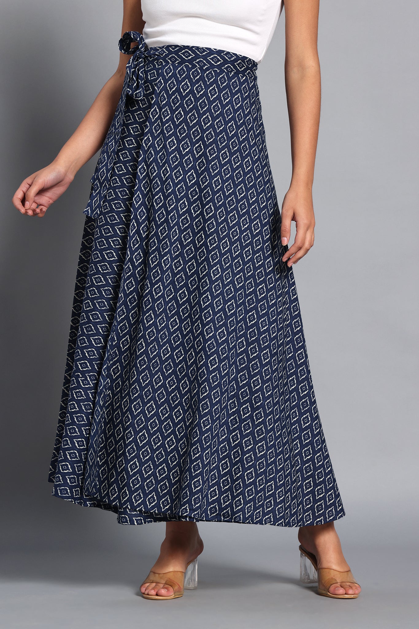 Indigo Muse Wrap Skirt