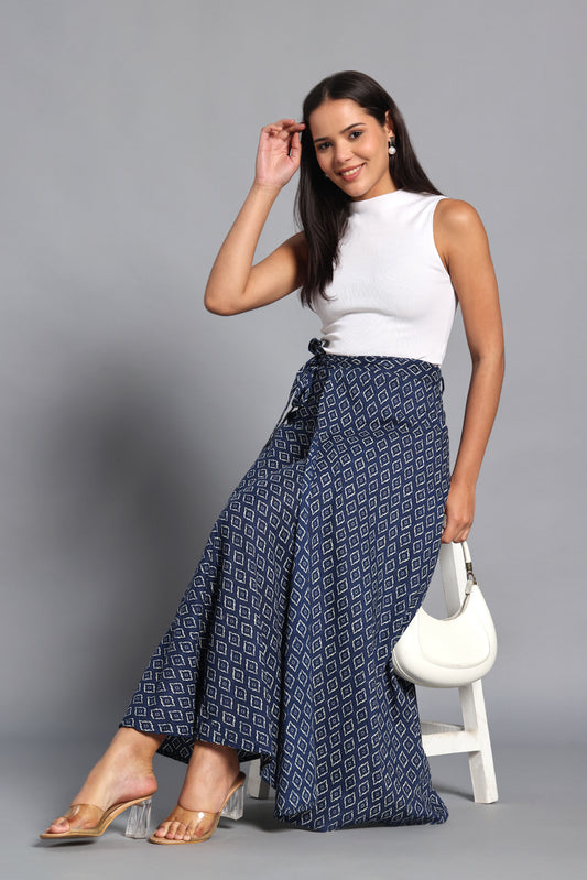 Indigo Muse Wrap Skirt
