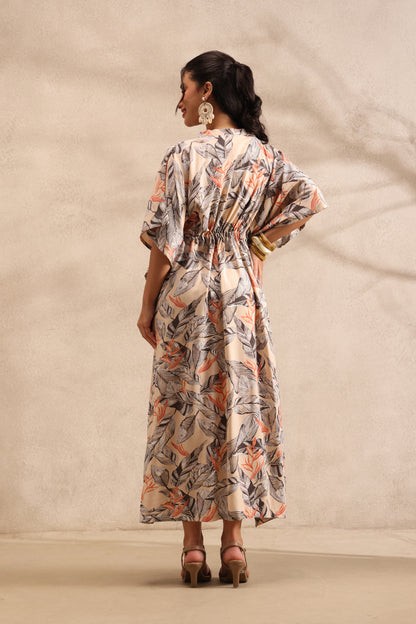 Tropical Kaftan Maxi Night Dress