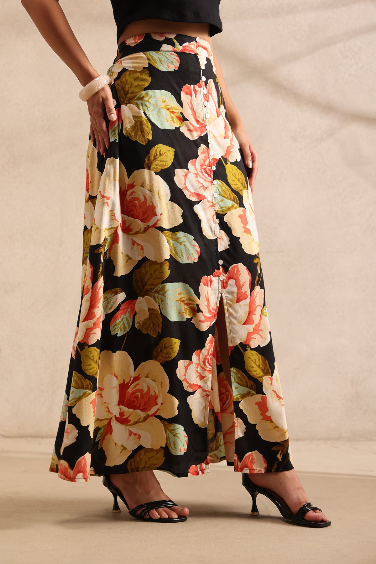 Noir Maxi Skirt