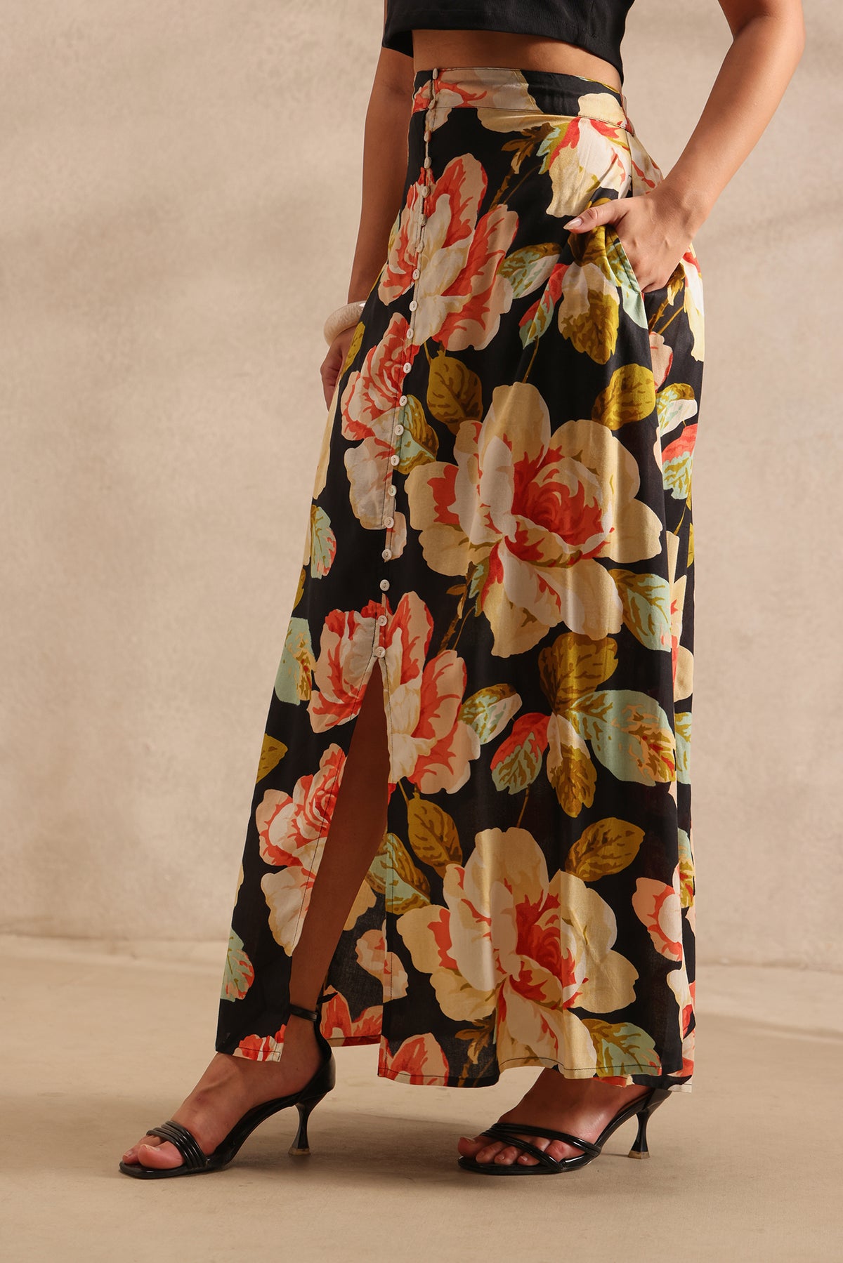 Noir Maxi Skirt