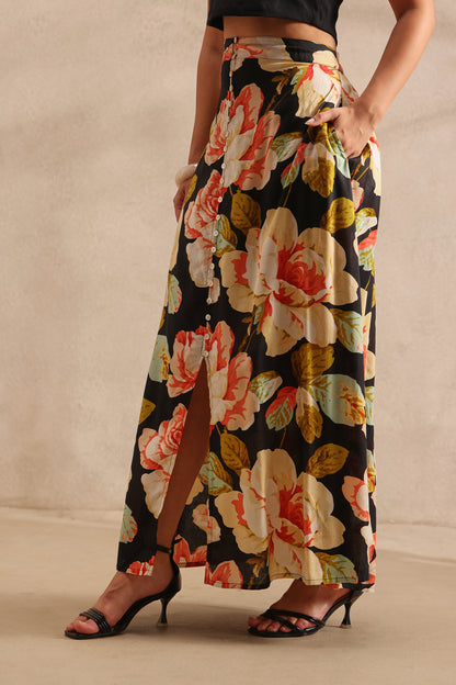 Noir Maxi Skirt
