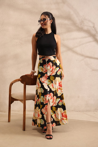 Noir Maxi Skirt