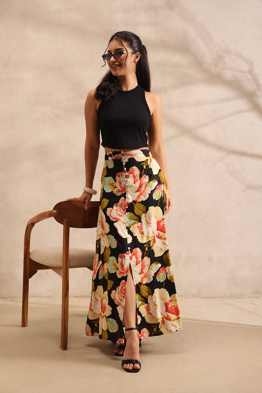 Noir Maxi Skirt