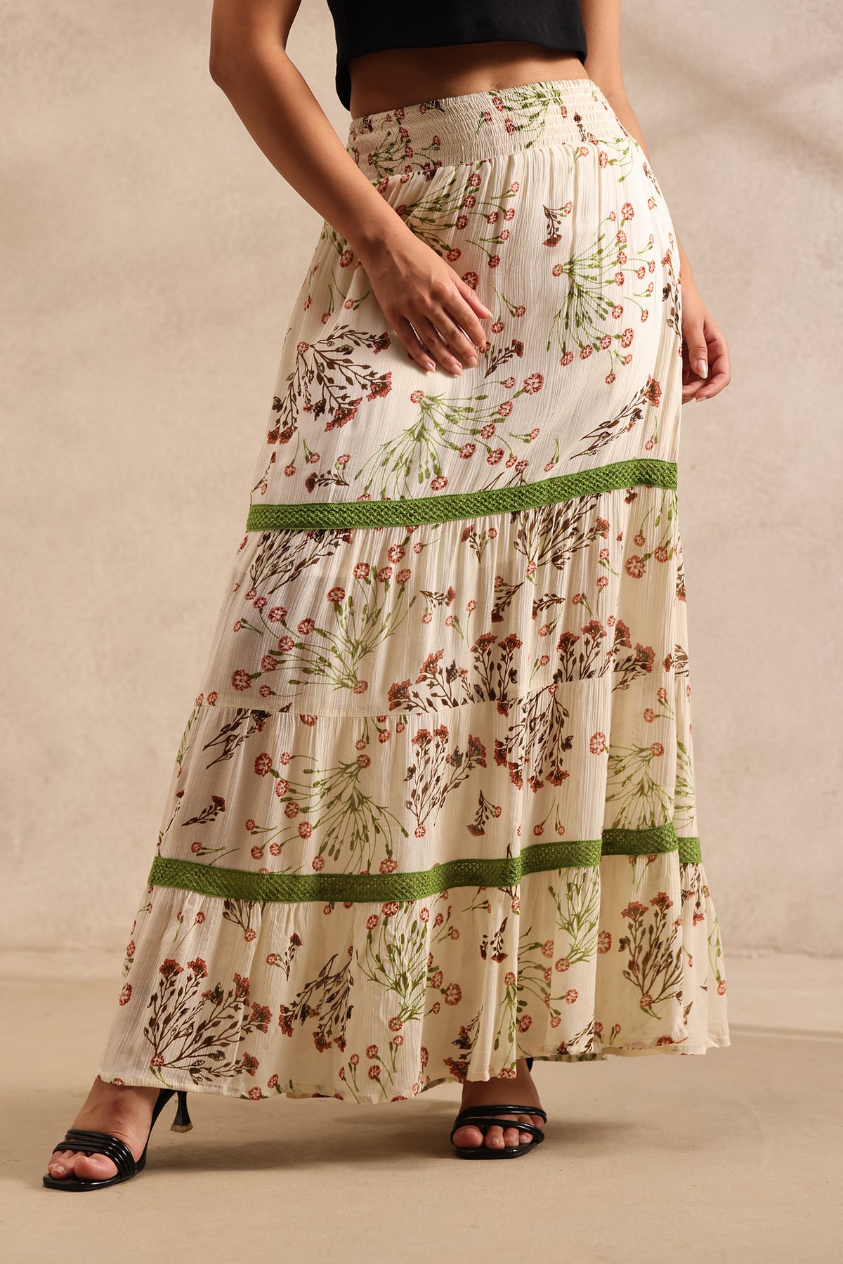Ivory Maxi Skirt