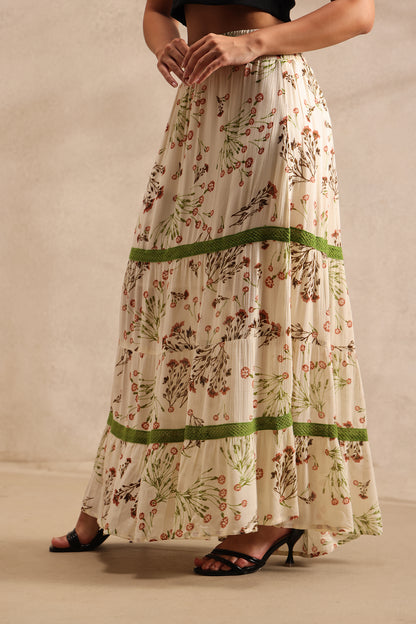 Ivory Maxi Skirt