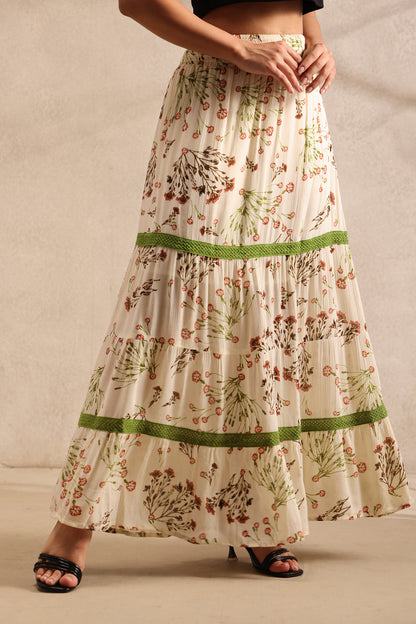 Ivory Maxi Skirt