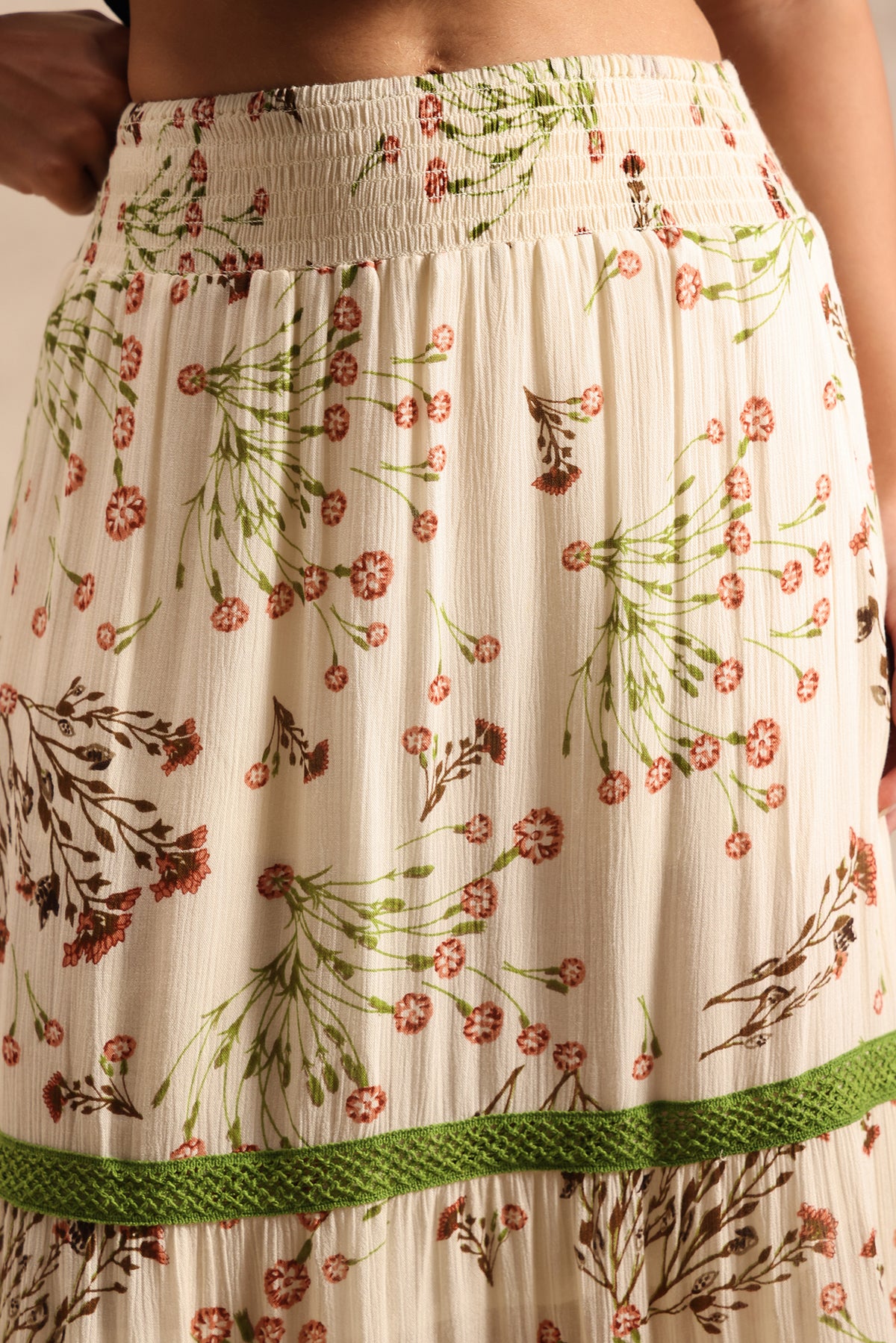 Ivory Maxi Skirt