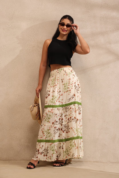 Ivory Maxi Skirt