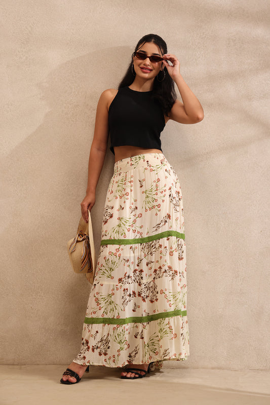 Ivory Maxi Skirt