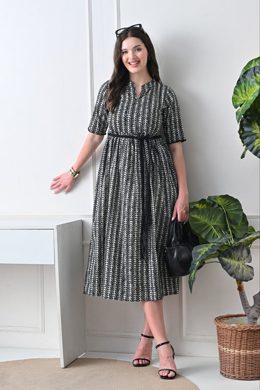 Mono Wave Dress