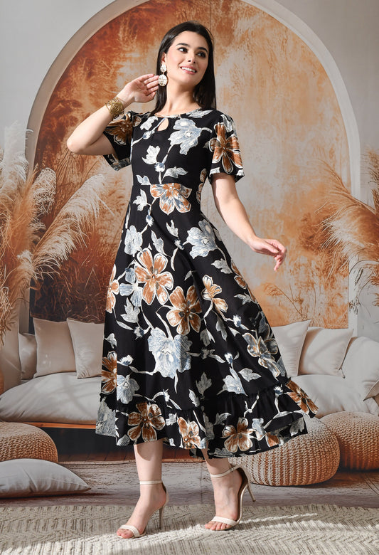 Jade Black Maxi Dress