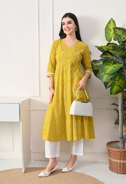 Sunshine Angrakha Anarkali Pant Set