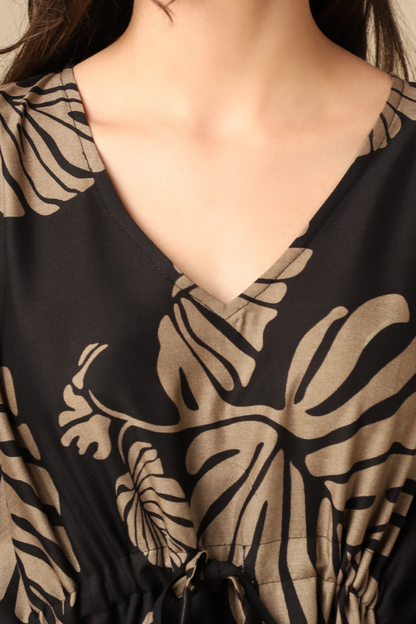 Midnight Muse Kaftan Maxi Night Dress