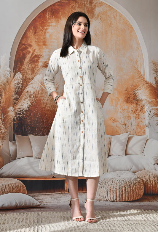 Elegent Shirt Dress