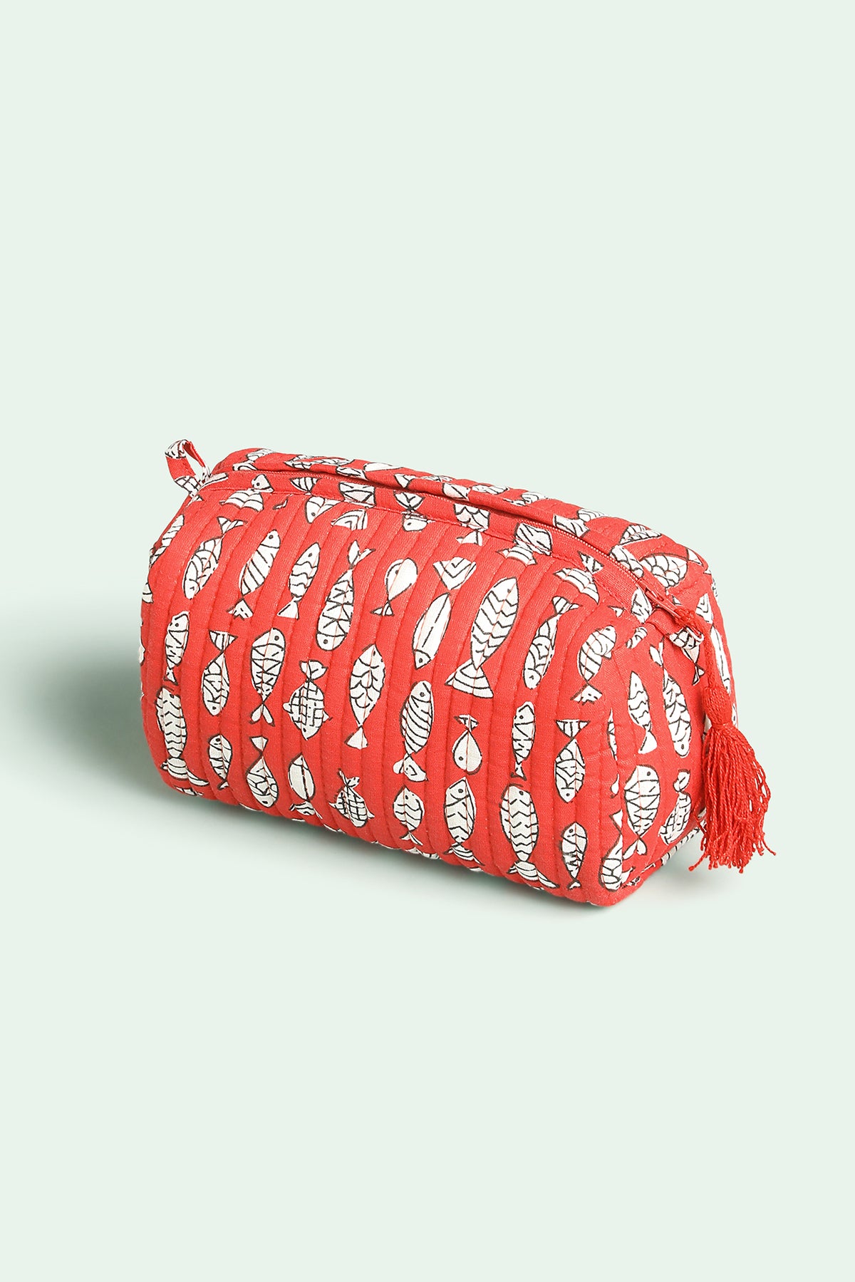 Coral Fish Quilted Pouches (Set of 3)