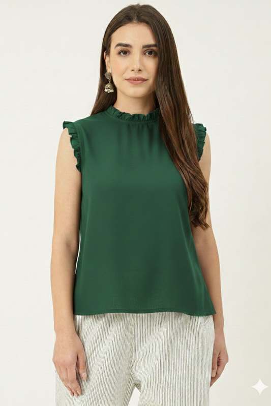 Forest Turtleneck Top