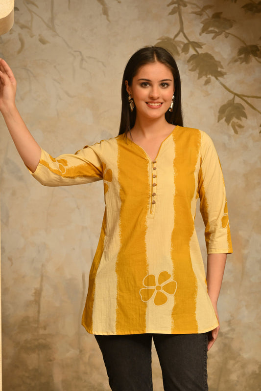 Yellow Flower Tunic
