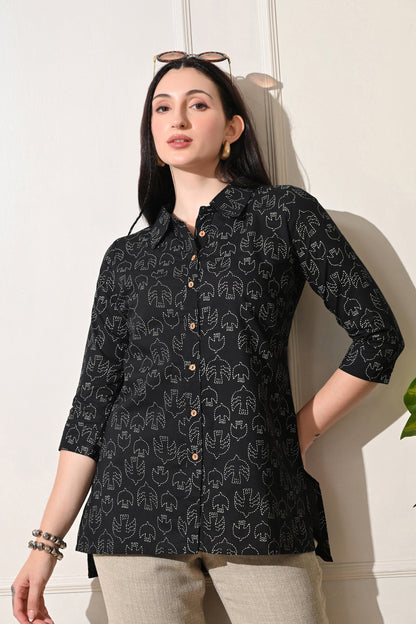 Black High Low Shirt