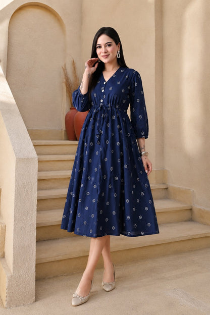 Cinched Waist Dress