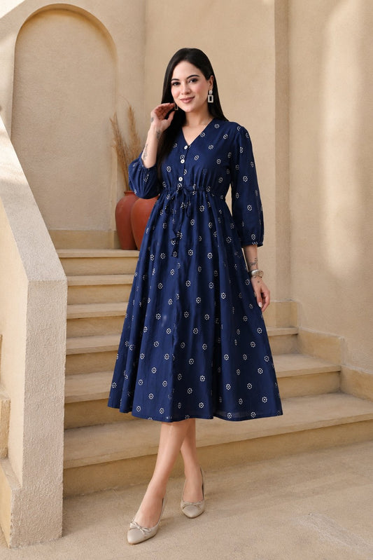 Cinched Waist Dress