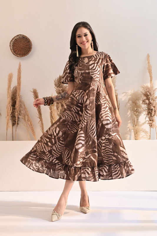 Mocha Mirage Dress